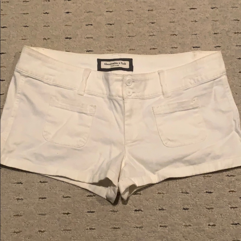 Abercrombie & Fitch White Shorts